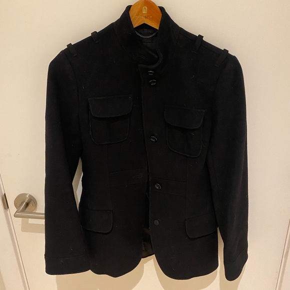 Aritzia wool and cashmere military coat - Picture 1 of 4